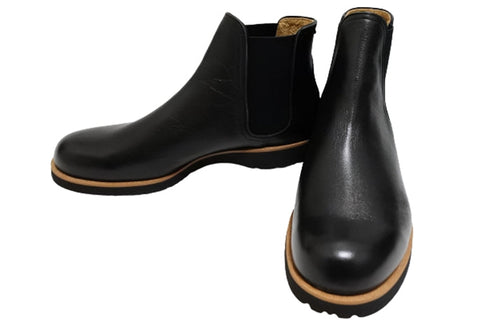 【倭イズム YA9900 ブラック】サイドゴアブーツ